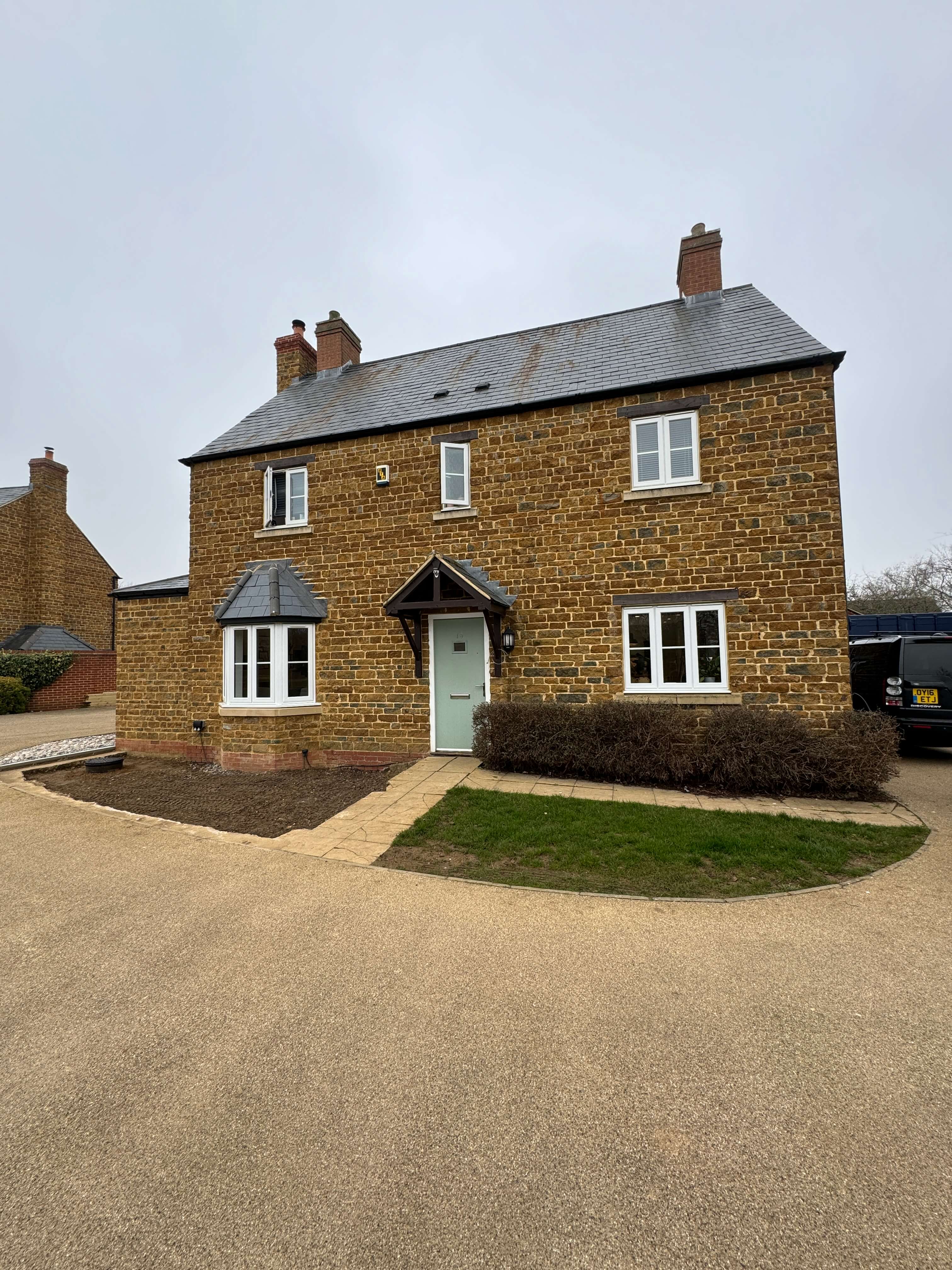 Front profile after extension