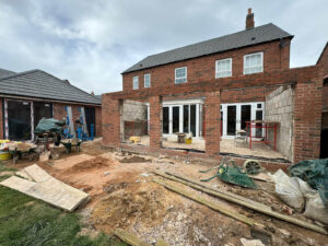 Extensions walls during