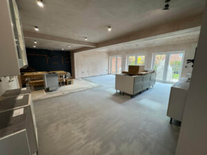 Inside before finish
