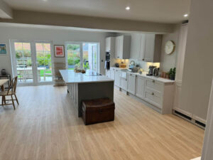 Kitchen and patio doors