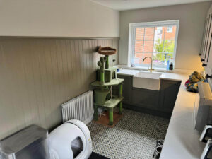 Laundry room after