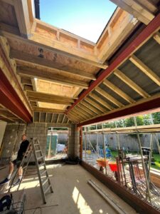 Extension roof