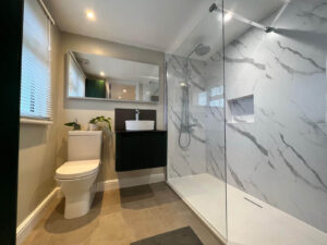 Bathroom of conversion