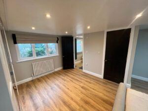Space in front of bedroom