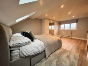 Right of bedroom after conversion