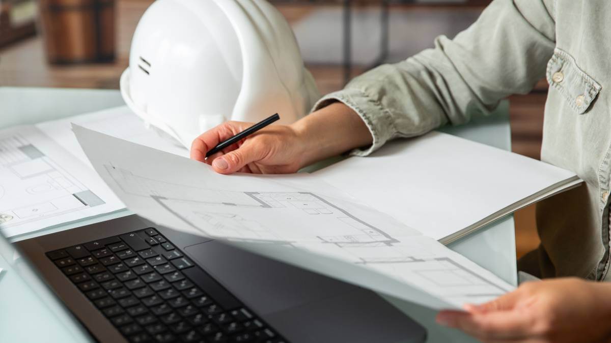 Someone Looking At A Drawing